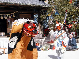 椿大神社　椿宮獅子神御祈祷神事ー１