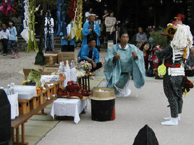 ６．御湯立ての祓い（湯の花）